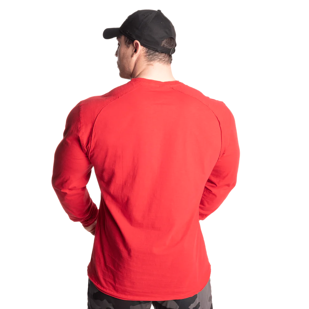 Gasp Throwback LS Tee Chili Red