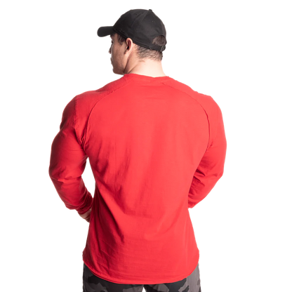 Gasp Throwback LS Tee Chili Red