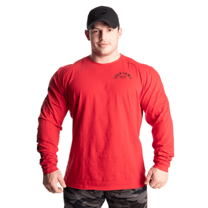 Gasp Throwback LS Tee Chili Red