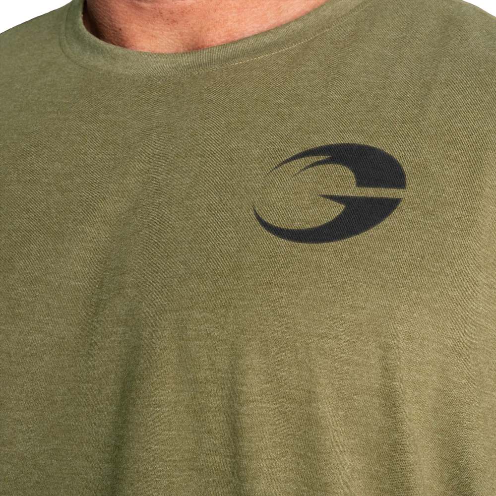 Gasp Division Iron Tee Army Green