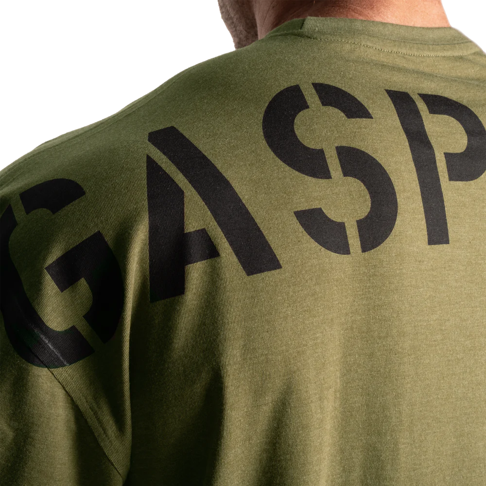 Gasp Division Iron Tee Army Green