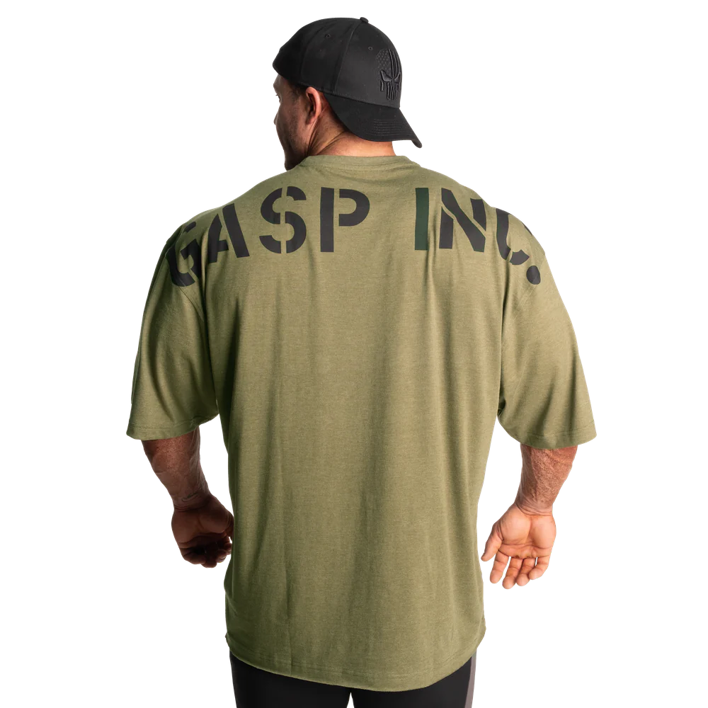 Gasp Division Iron Tee Army Green
