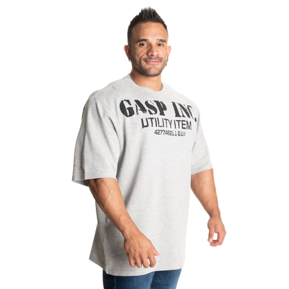 Gasp Iron Thermal Tee Grey Melange