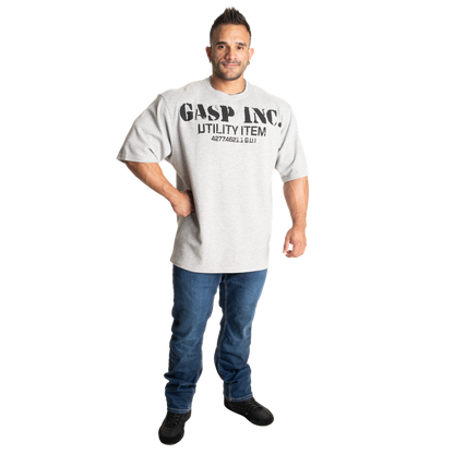 Gasp Iron Thermal Tee Grey Melange