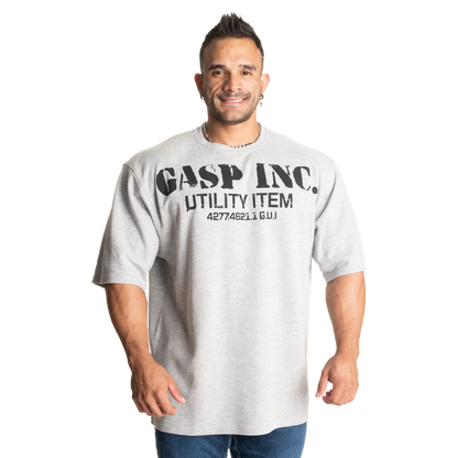 Gasp Iron Thermal Tee Grey Melange