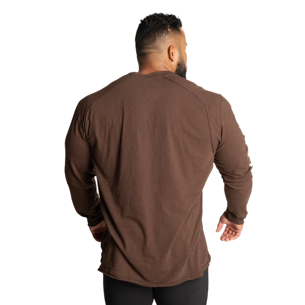 Gasp Throwback LS Tee Timber