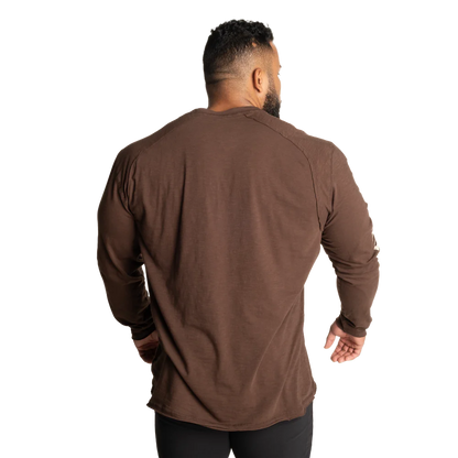 Gasp Throwback LS Tee Timber