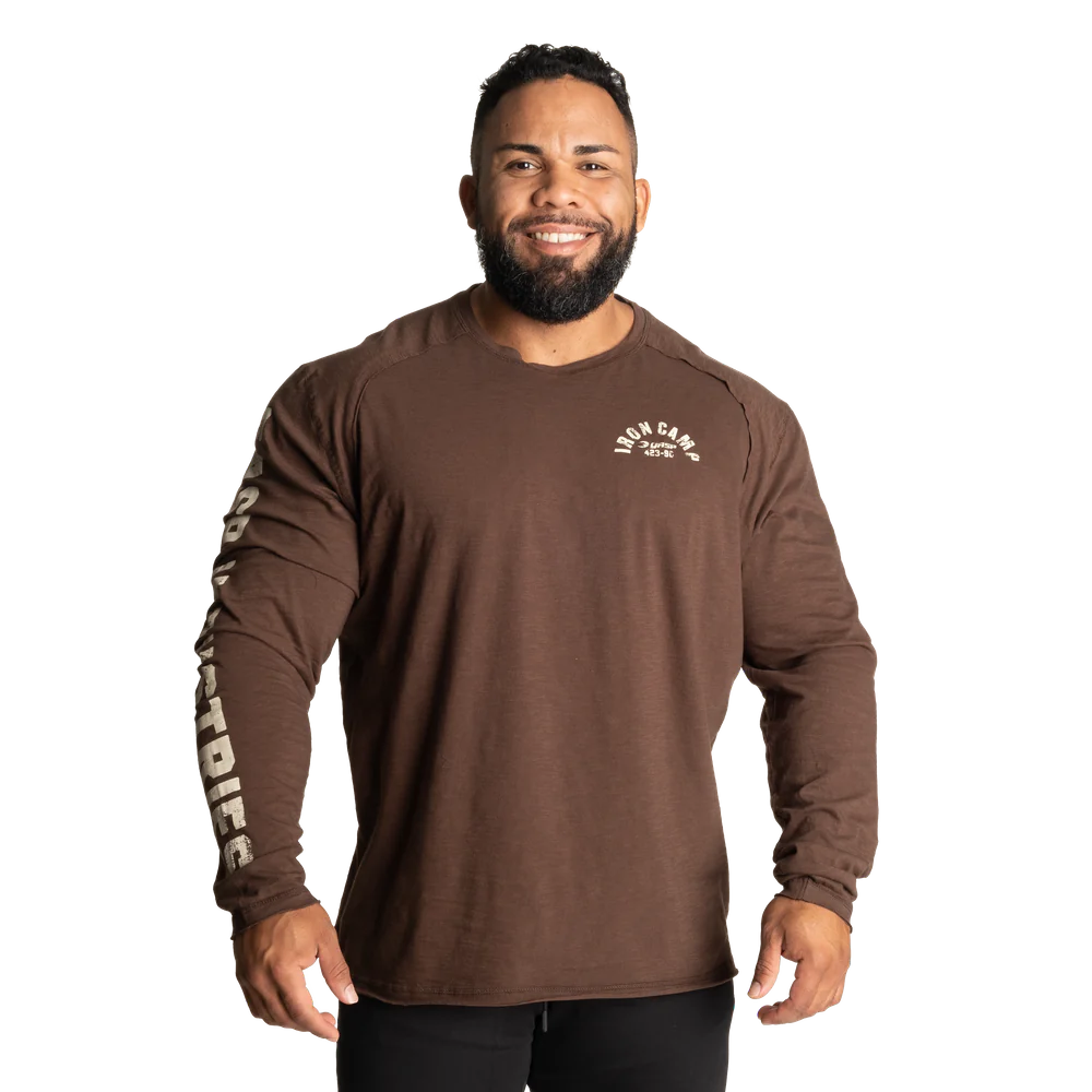 Gasp Throwback LS Tee Timber