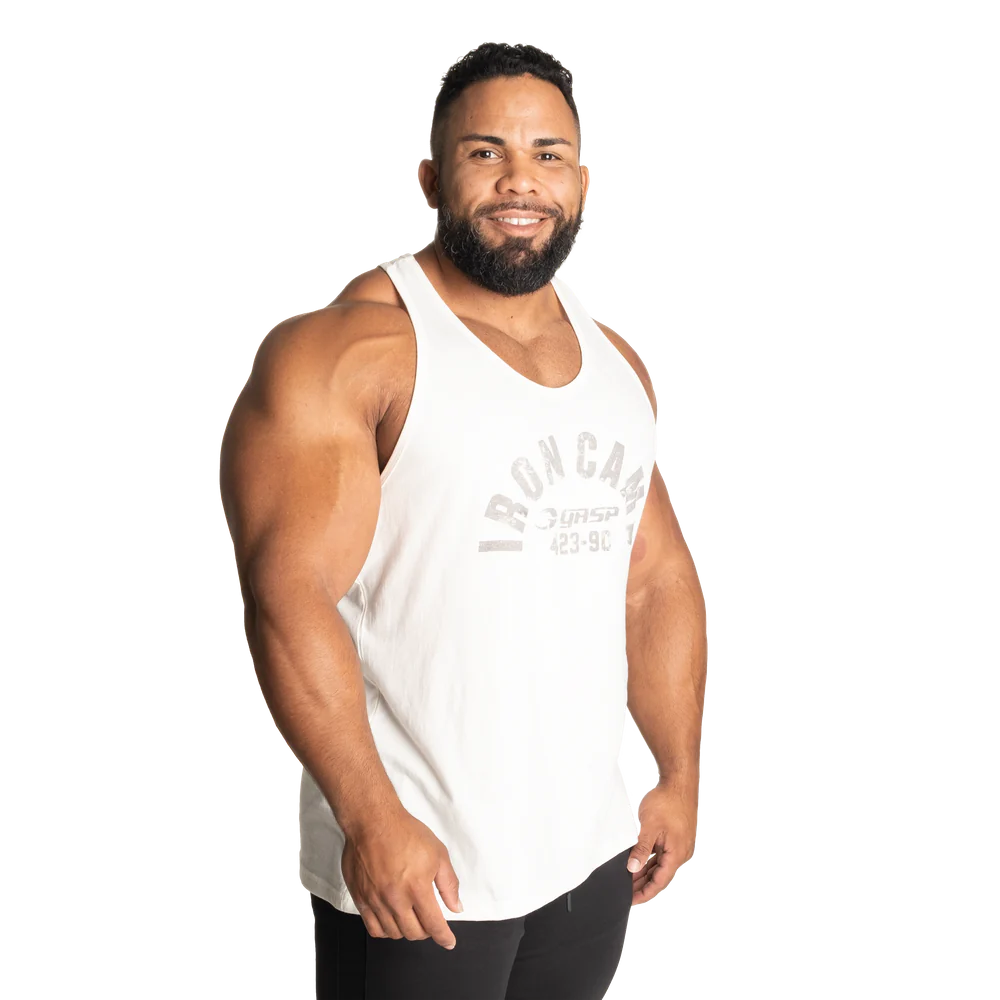 Gasp Throwback Tank Off White