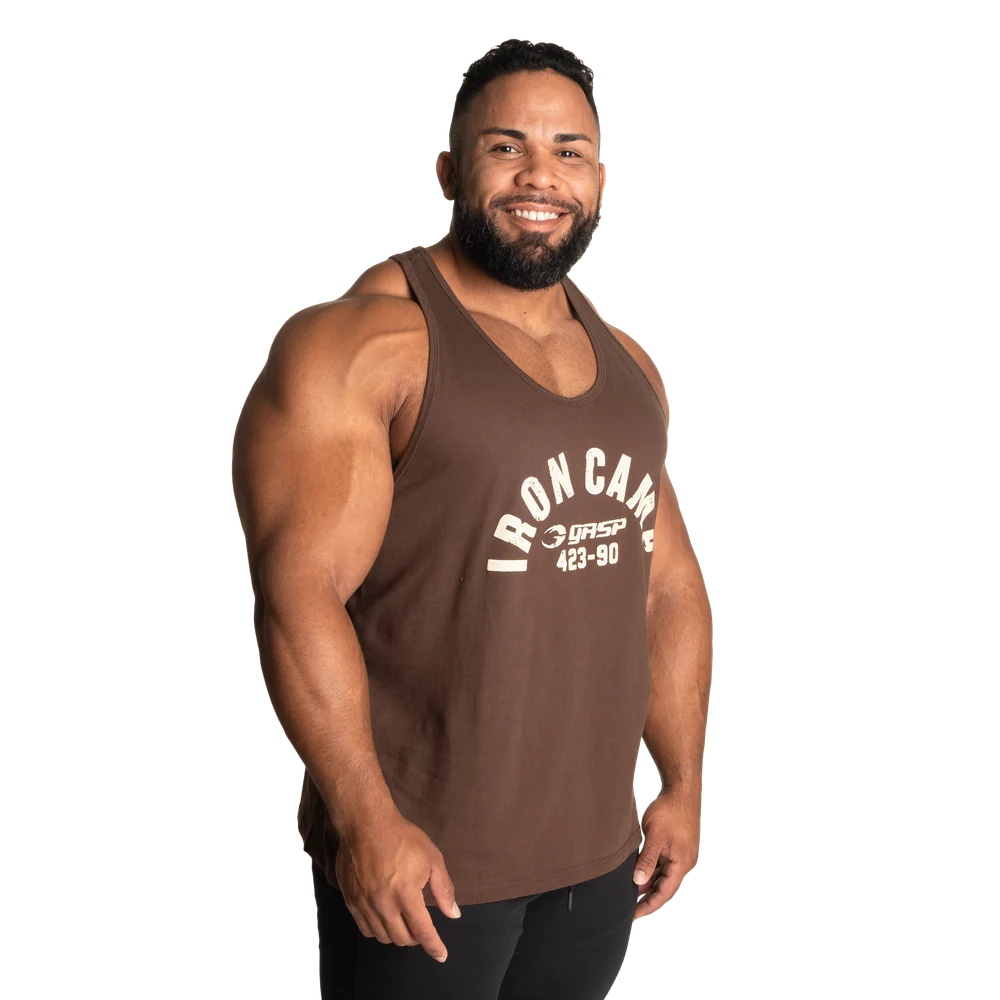 Gasp Throwback Tank Timber