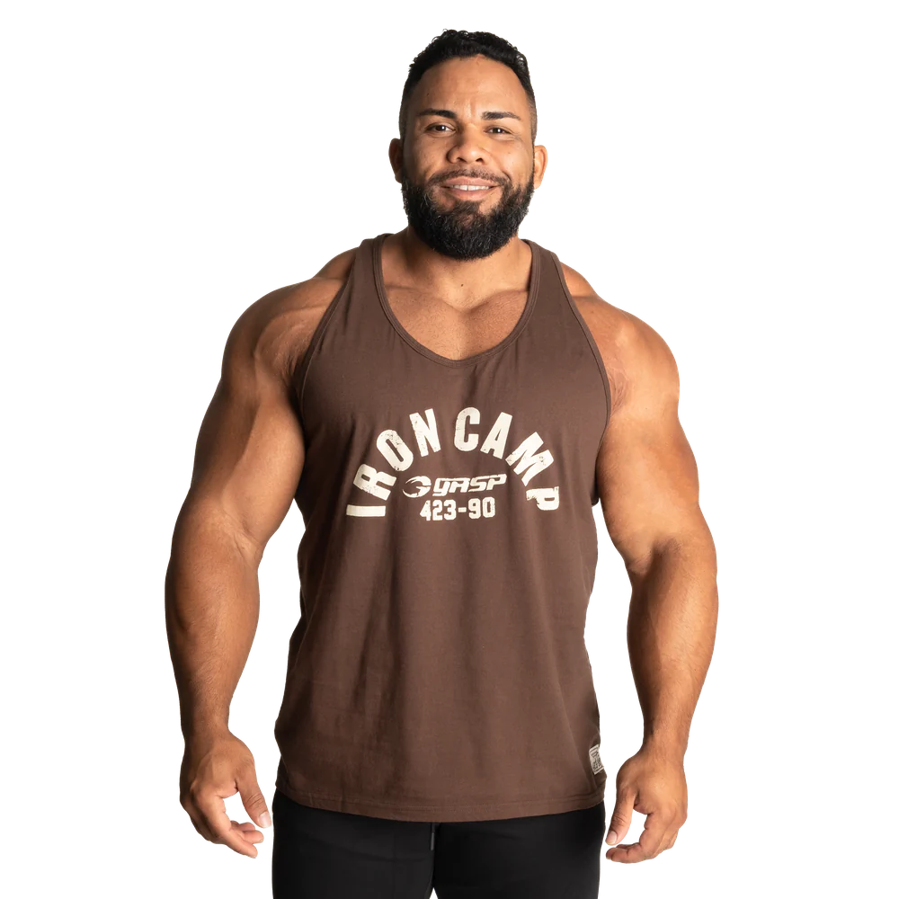 Gasp Throwback Tank Timber