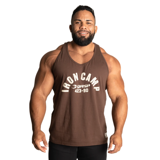 Gasp Throwback Tank Timber
