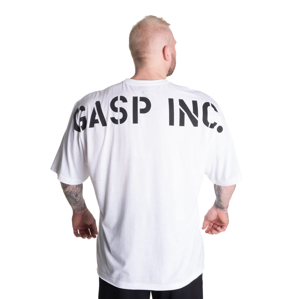 Gasp Division Iron Tee White