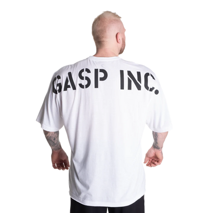 Gasp Division Iron Tee White