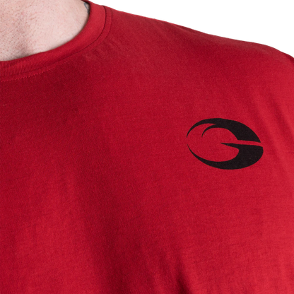 Gasp Division Iron Tee Chili Red