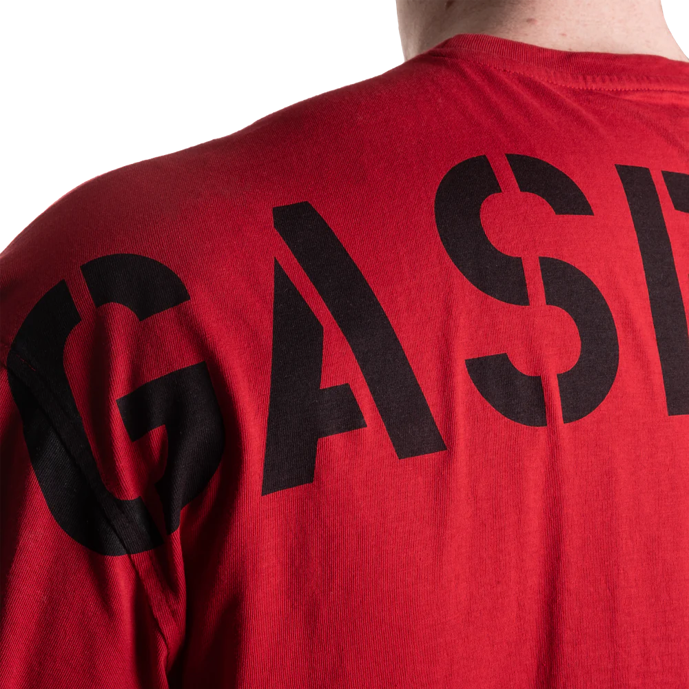 Gasp Division Iron Tee Chili Red