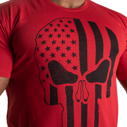Gasp Skull Standard Tee Chili Red