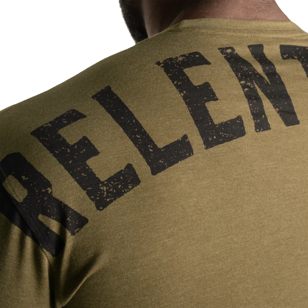 Gasp Skull Standard Tee Army Green Melange