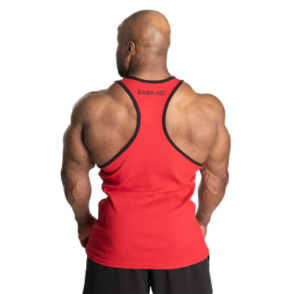 Gasp Ribbed T-Back Chili Red