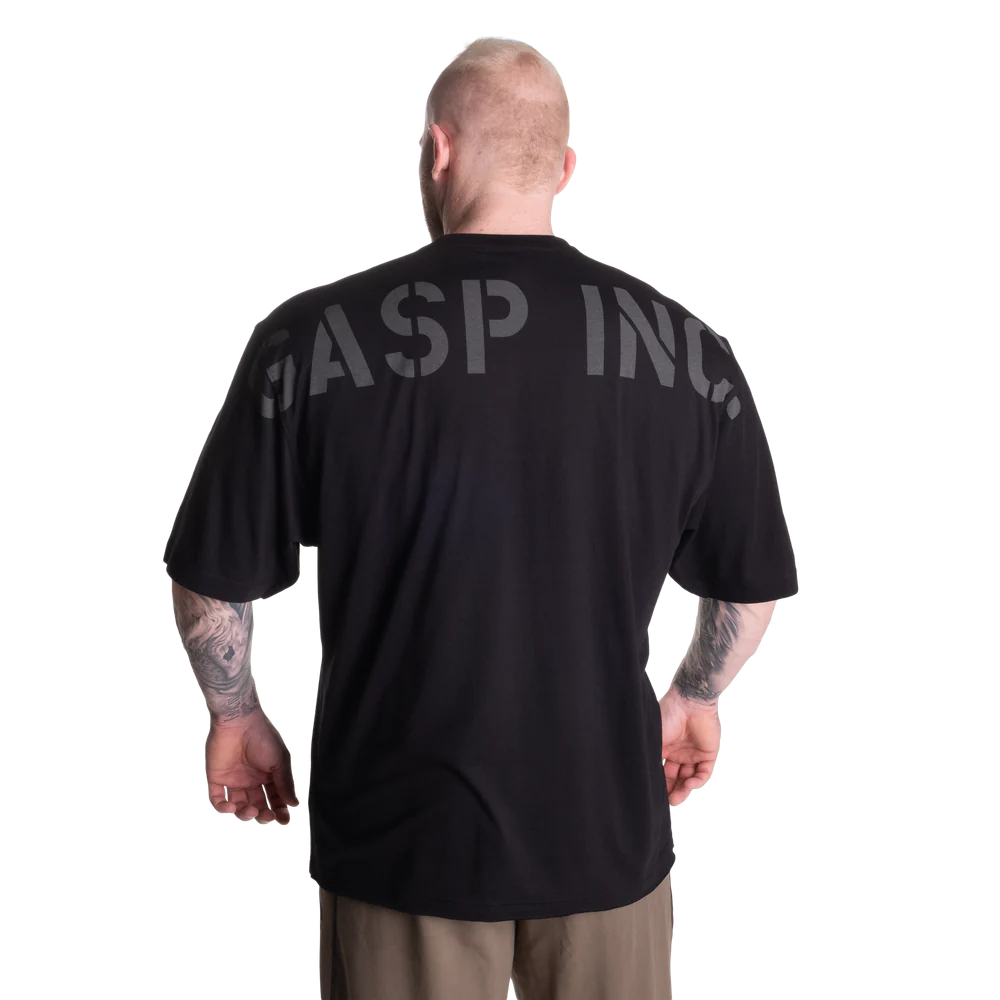 Gasp Division Iron Tee Black