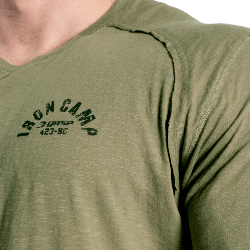 Gasp Throwback LS Tee Washed Green