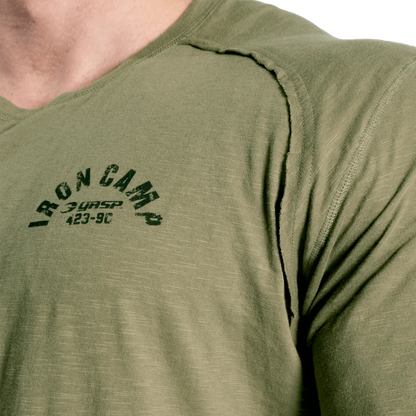 Gasp Throwback LS Tee Washed Green