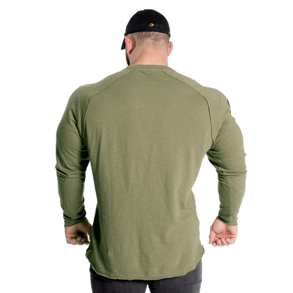 Gasp Throwback LS Tee Washed Green