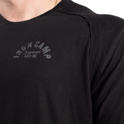 Gasp Throwback LS Tee Black