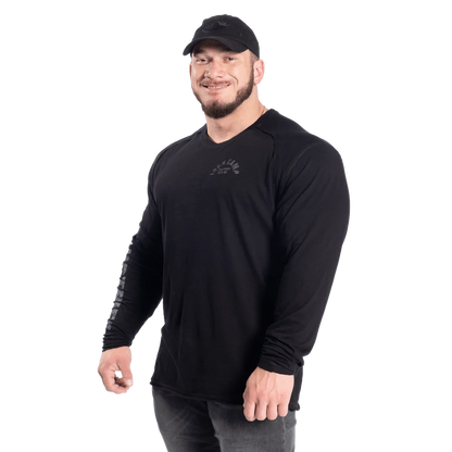 Gasp Throwback LS Tee Black