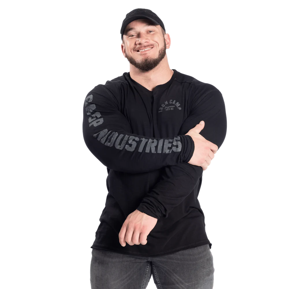 Gasp Throwback LS Tee Black