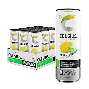 Celsius Energy Drink - Sparkling Essential Fitness Drink - 12x355ml