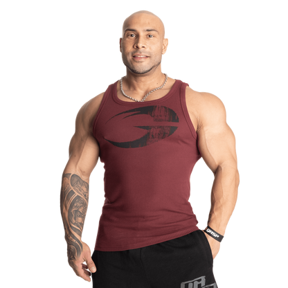 Gasp Original Ribbed Tank Marron