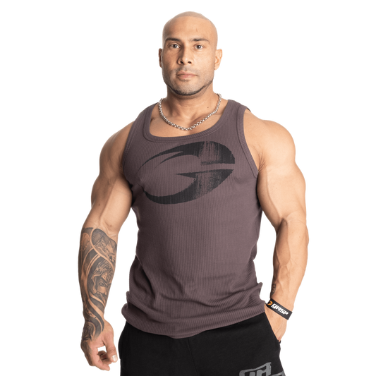 Gasp Original Ribbed Tank Grey