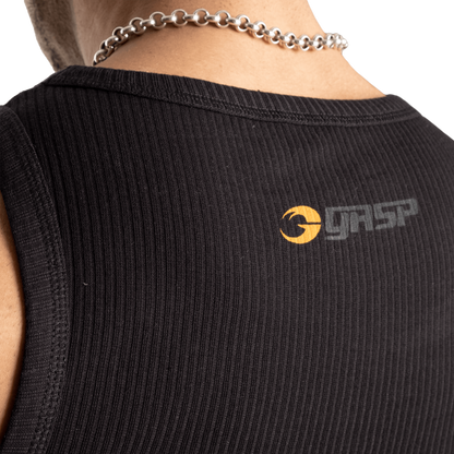 Gasp Original Ribbed Tank Black