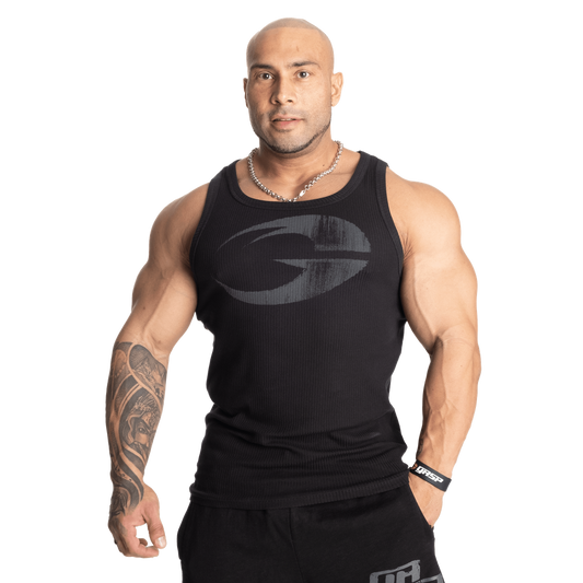 Gasp Original Ribbed Tank Black