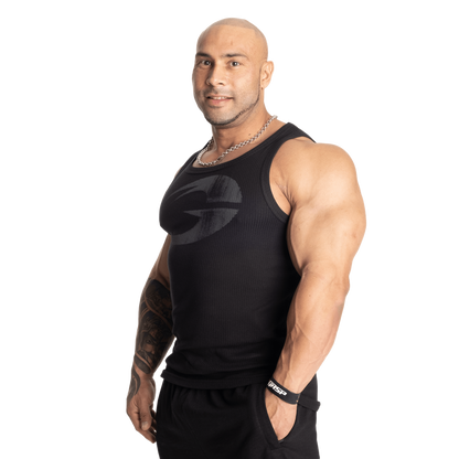 Gasp Original Ribbed Tank Black