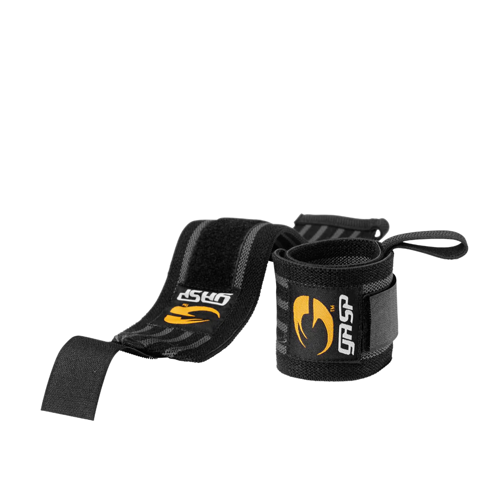 Gasp Hardcore Wrist Wraps Black/Grey