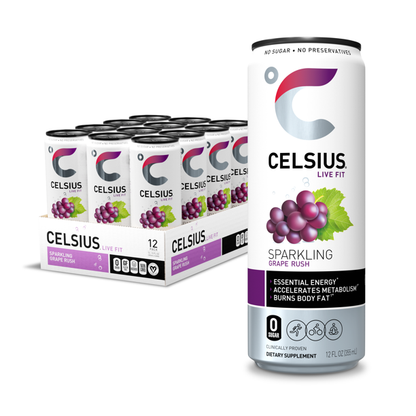 Celsius Energy Drink - Sparkling Essential Fitness Drink - 12x355ml