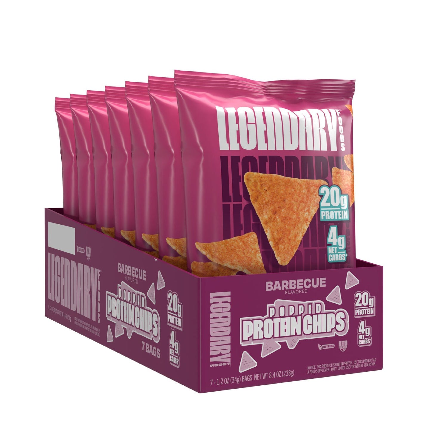 Legendary Foods - Popped Protein Chip - Box 7