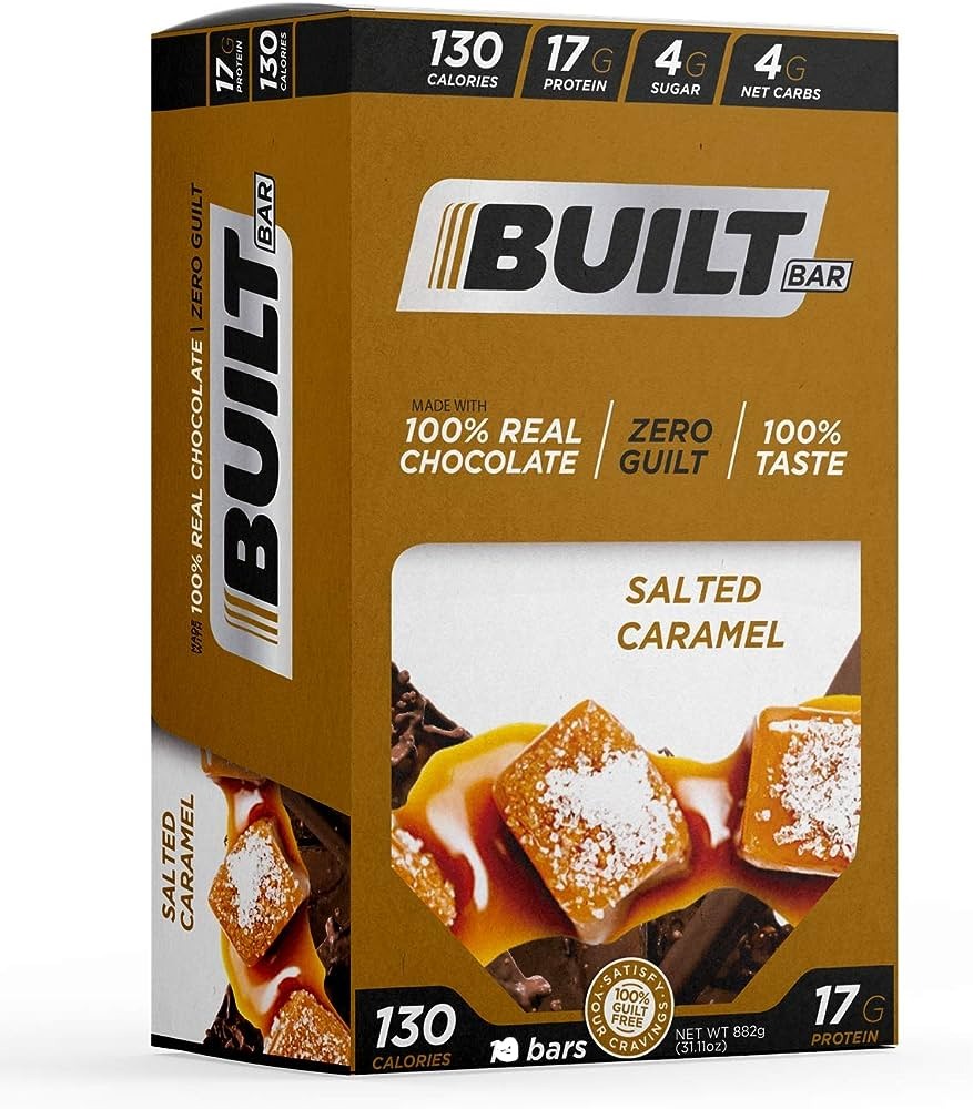 Built Protein Bar - 100% Real Chocolate - Zero Guilt (Box 12)