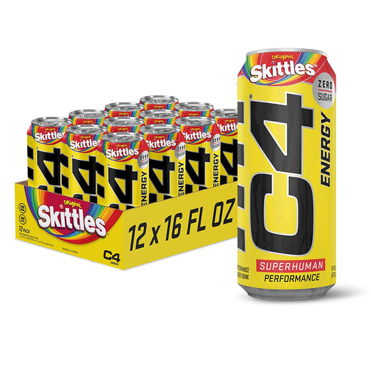 Cellucor - C4 Carbonated Energy Drink 12x473ml - Skittles