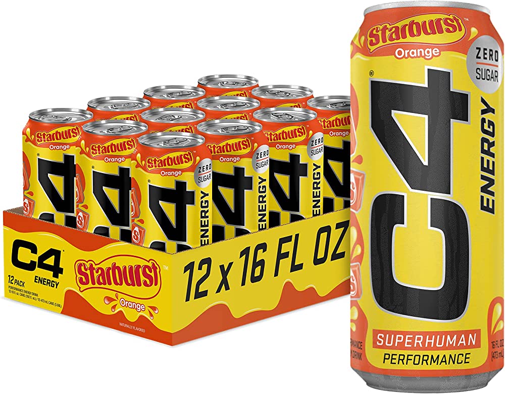 Cellucor - C4 Carbonated Energy Drink 12x473ml - Starburst Series