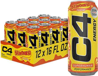 Cellucor - C4 Carbonated Energy Drink 12x473ml - Starburst Series