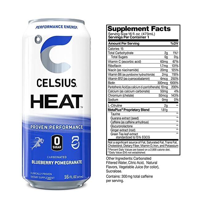 Celsius Heat- Performance Drink - 473ml