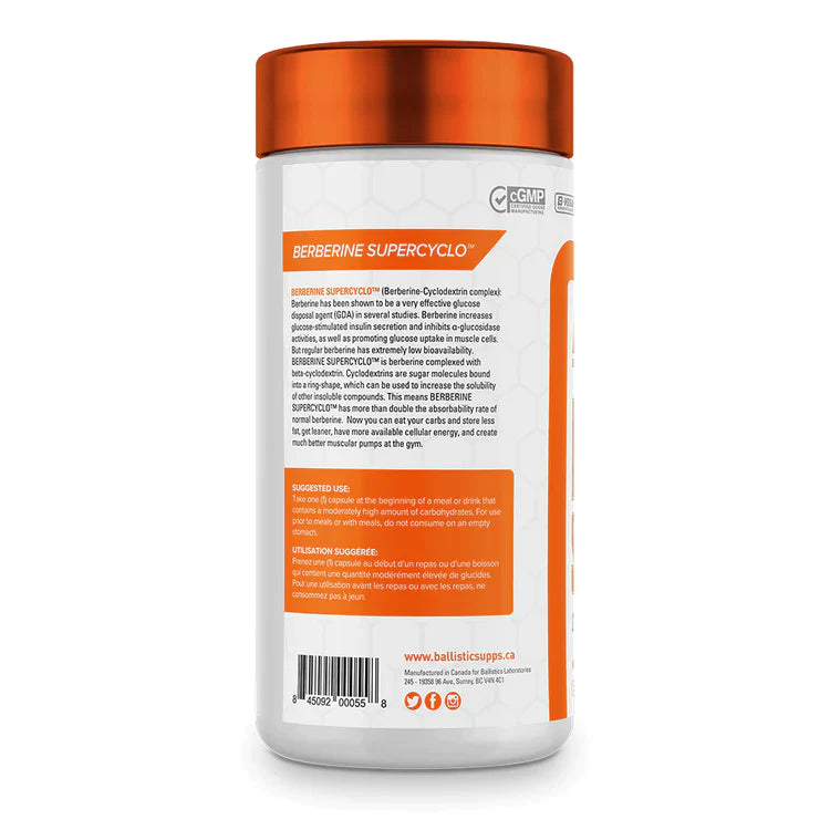 Ballistic - Berberine SuperCyclo™ Glucose Disposal Agent - 90Caps
