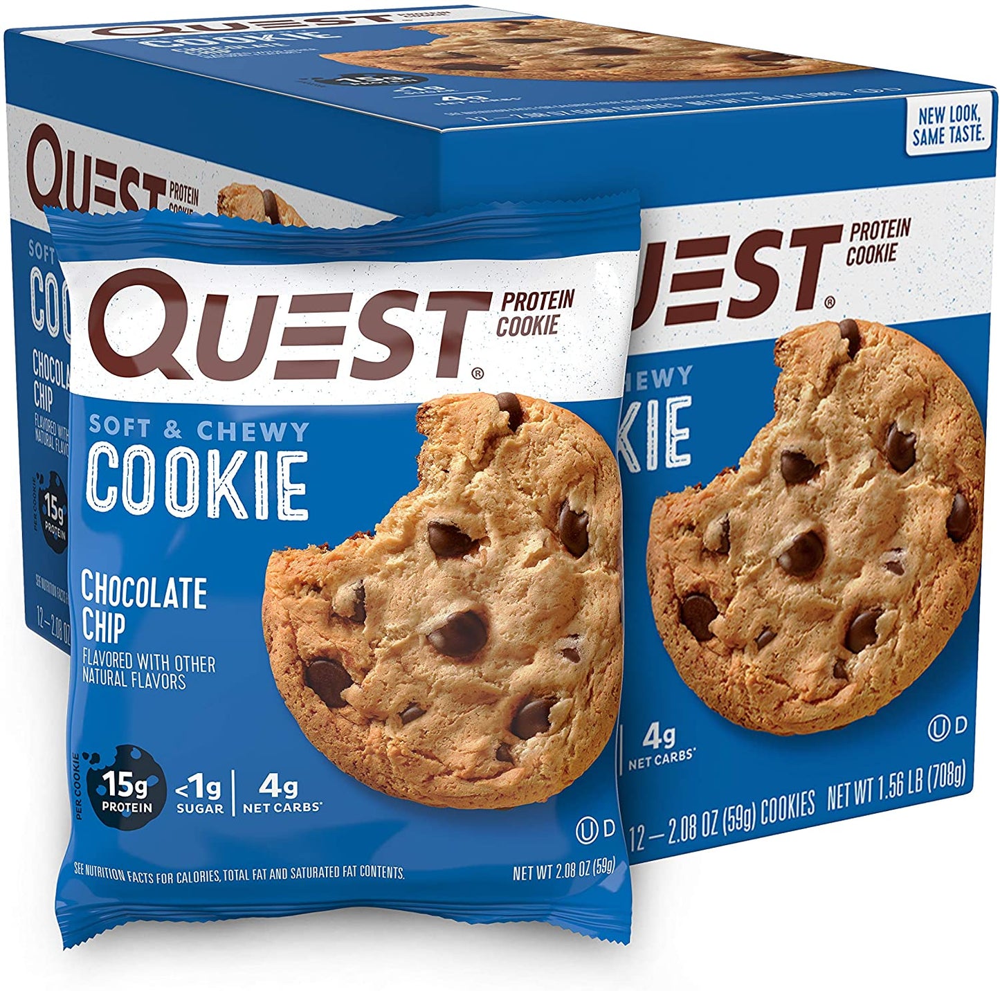 Quest Nutrition - Protein Cookie Soft&Chewy - Box 12