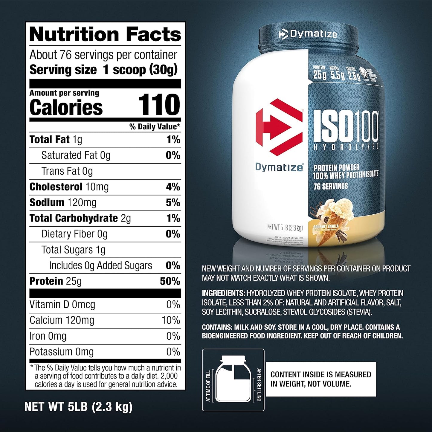 Dymatize Iso-100 5lbs
