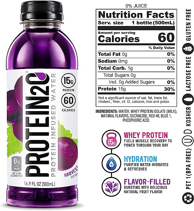 Protein2o - Whey Protein Infused Water - 500ml