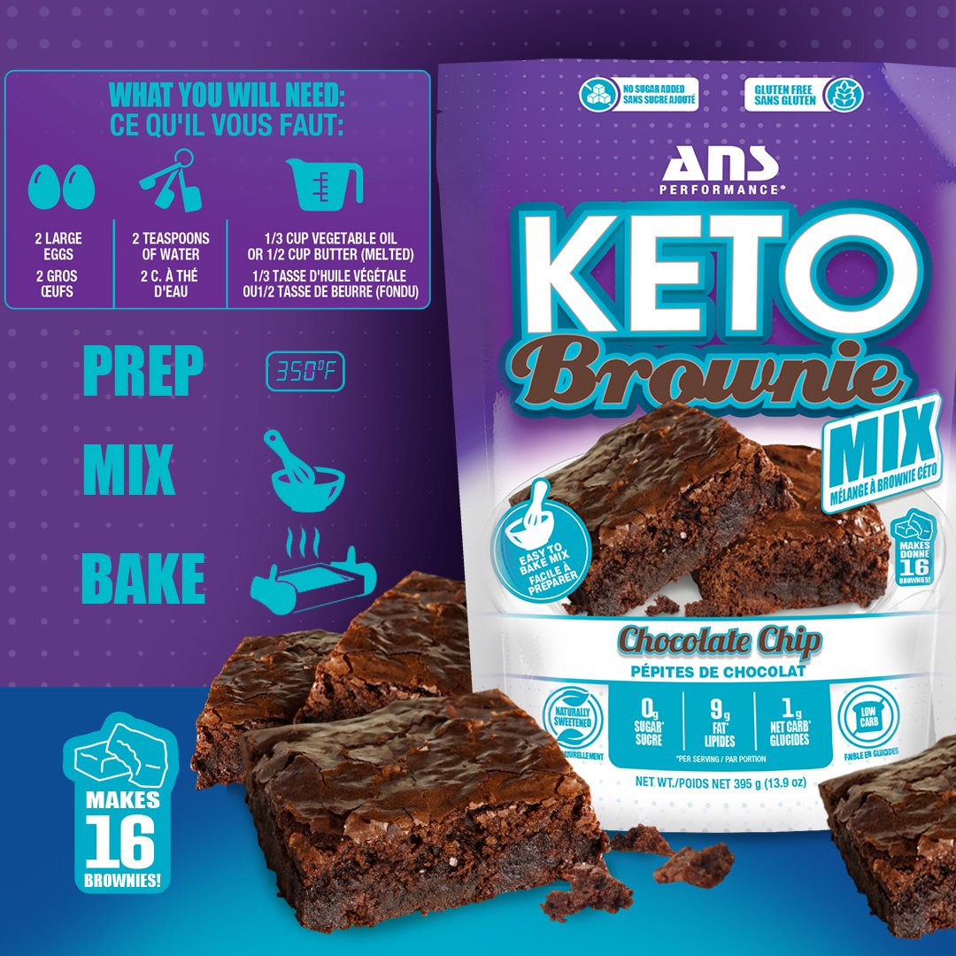 ANS Performance - Keto Brownie Mix - 395g