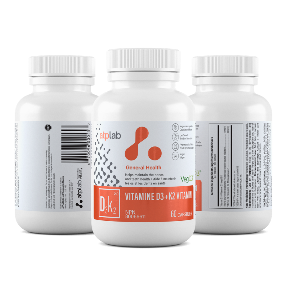 ATP Lab Vitamin D3K2 60 caps